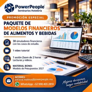 PAQUETE DE MODELOS FINANCIEROS - ALIMENTOS Y BEBIDAS