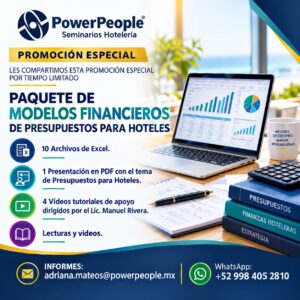 PAQUETE DE MODELOS FINANCIEROS DE PRESUPUESTOS PARA HOTELES
