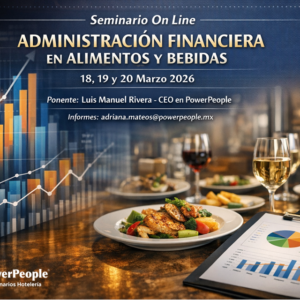 Seminario On Line ADMINISTRACIÓN FINANCIERA EN ALIMENTOS Y BEBIDAS