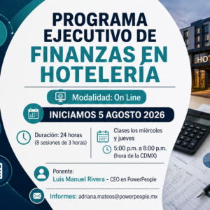 PROGRAMA EJECUTIVO DE FINANZAS EN HOTELERÍA On Line